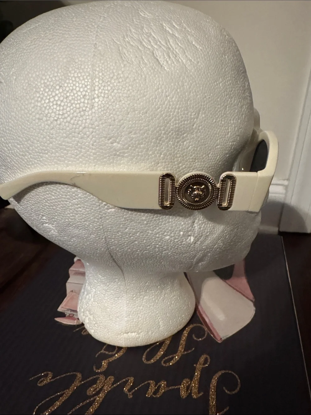 Cream Fashion Sunglasses   *****Not Versace*****